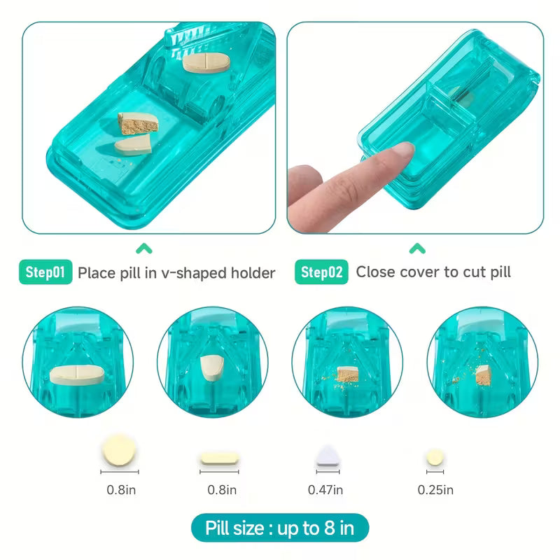 Monthly Pill Organizer – 32 Compartments, 3x Daily, 30-Day Peaceful Pleasures