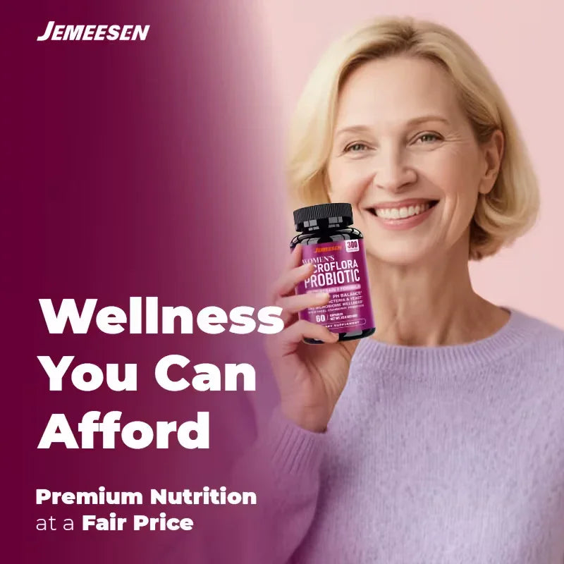 Women's Probiotic & Prebiotic Capsules – 150ct | Gut & pH Balance Peaceful Pleasures