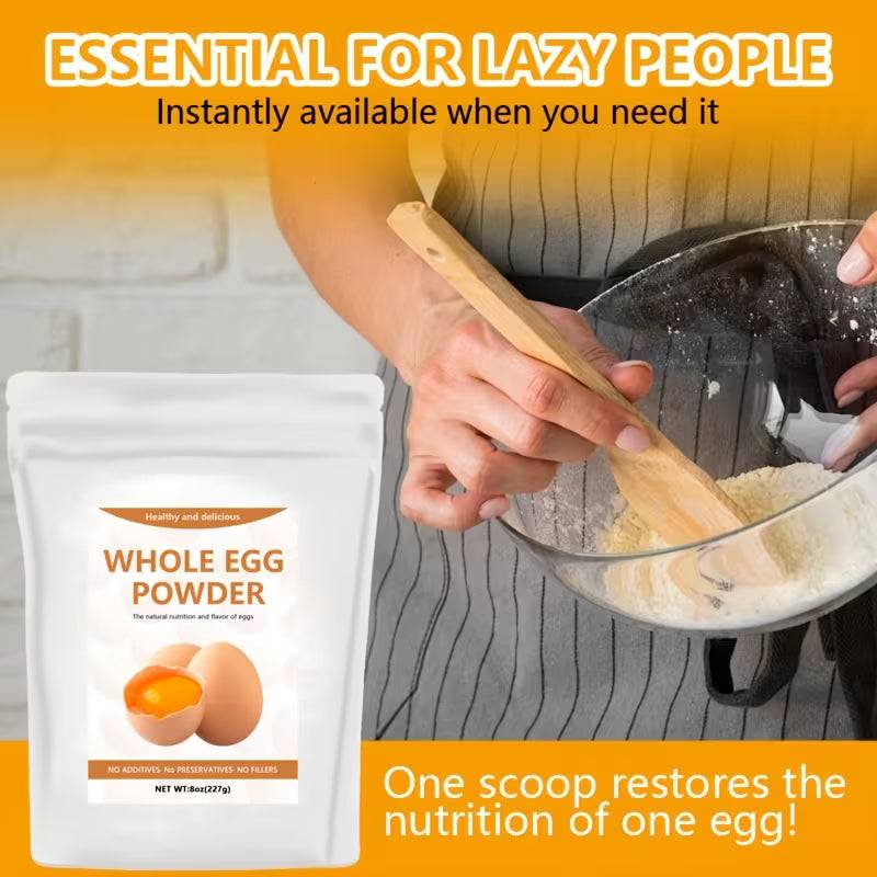 Whole Egg Powder 8oz for Baking and Cooking Food & Pantry Peaceful Pleasures