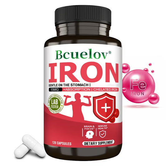 Bcuelov Women's Gentle Iron 15mg – 120 Capsules Peaceful Pleasures