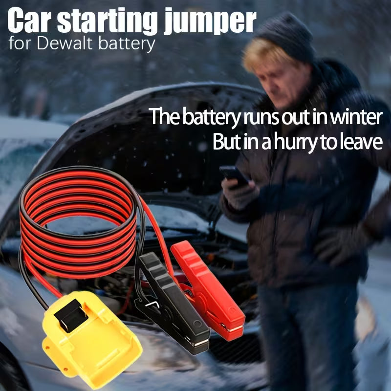 DeWalt Battery Jump Starter Cable with Adapter (18V/20V) Peaceful Pleasures