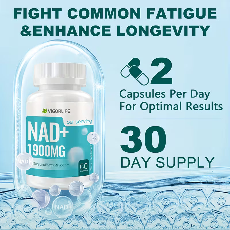 VIGORLIFE High-Potency NAD+ Anti-Aging Supplement 60 Caps Peaceful Pleasures