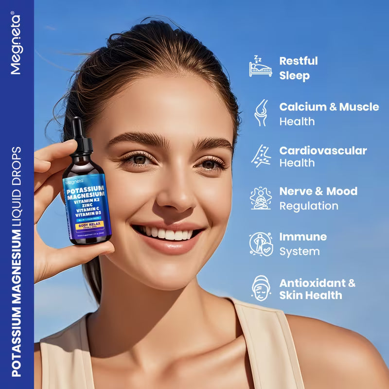 Potassium Magnesium Drops | Electrolyte & Nerve Support Peaceful Pleasures