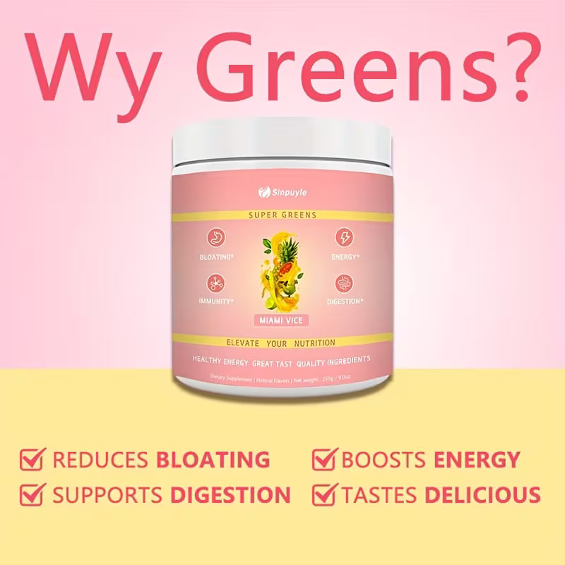 Kiala Nutrition Super Greens Powder – Spirulina & Chlorella Peaceful Pleasures