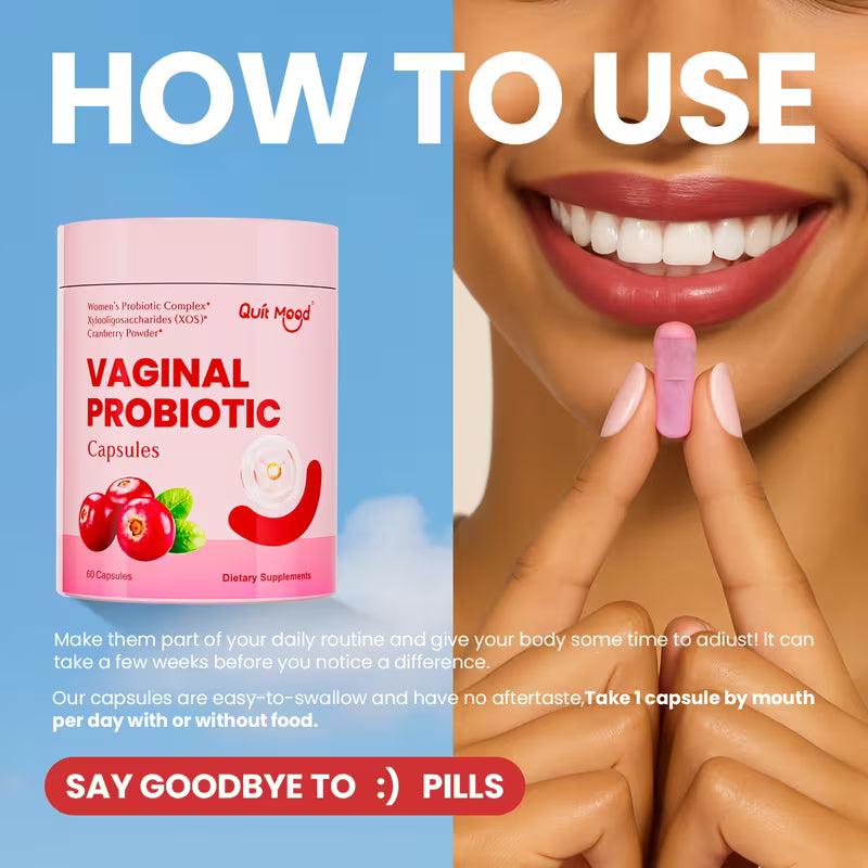 Nature Probiotics for Women's PH Health – 60 Capsules Peaceful Pleasures