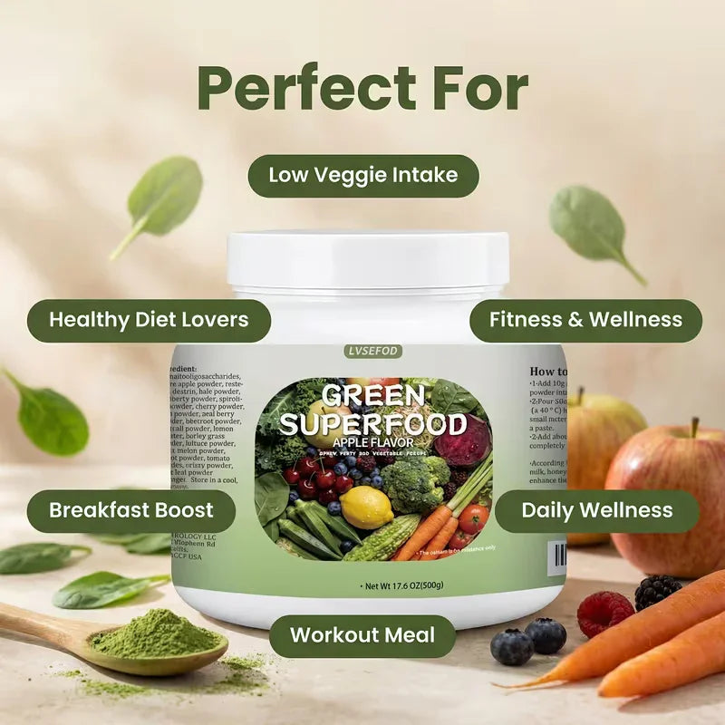 Green Superfood 17.6 oz – Natural Vegetable Powder Peaceful Pleasures