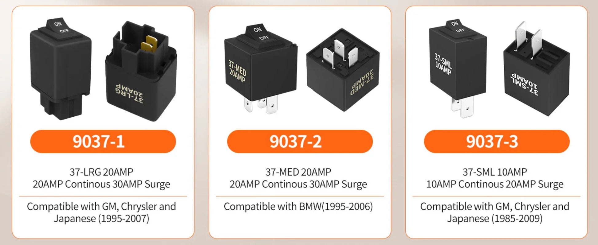 6 Pack 9038 Tester Kit Relay Bypass Switch & Diagnostic Tester Scan Tool, Fuel Pump Relay Bypass Master, Replaces 9036/9037 Peaceful Pleasures Health and Wellness