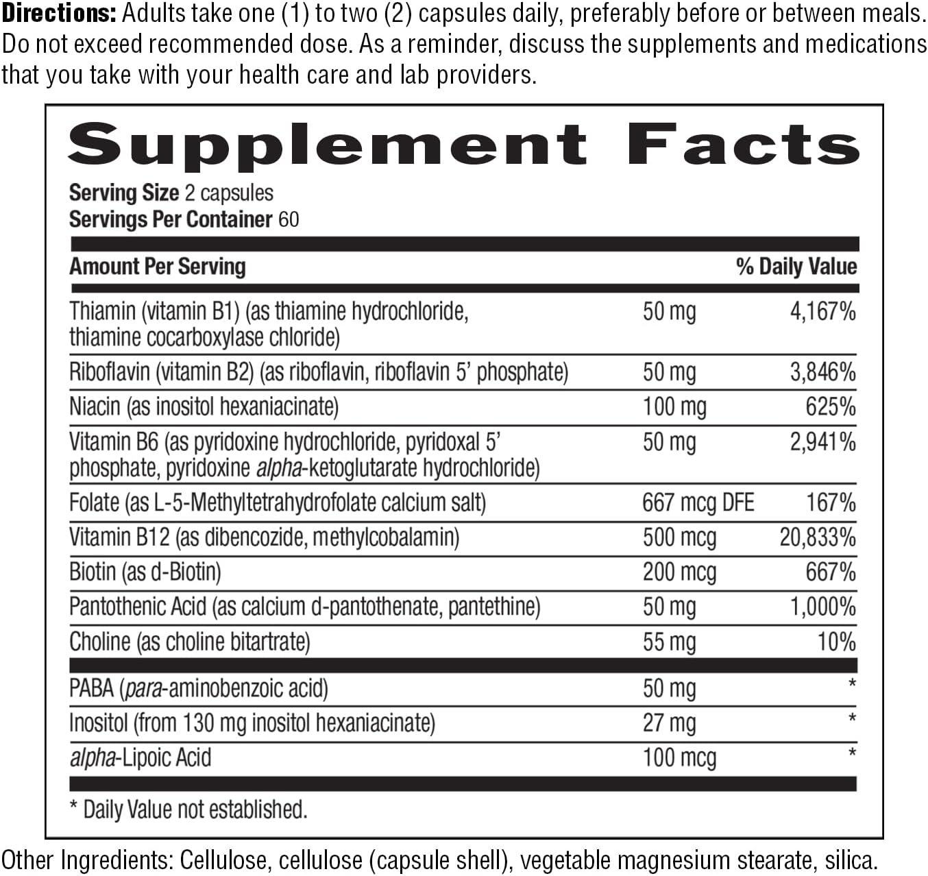 Country Life, Coenzyme B-Complex Vitamin, Support Energy and Metabolism, Daily Supplement, 120 ct