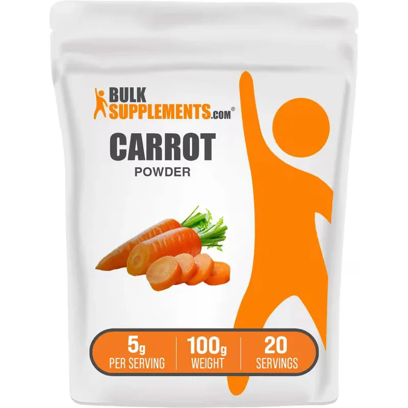 BulkSupplements Carrot Powder | Beta-Carotene Superfood Peaceful Pleasures