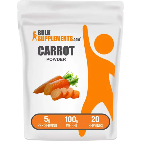 BulkSupplements Carrot Powder | Beta-Carotene Superfood Peaceful Pleasures