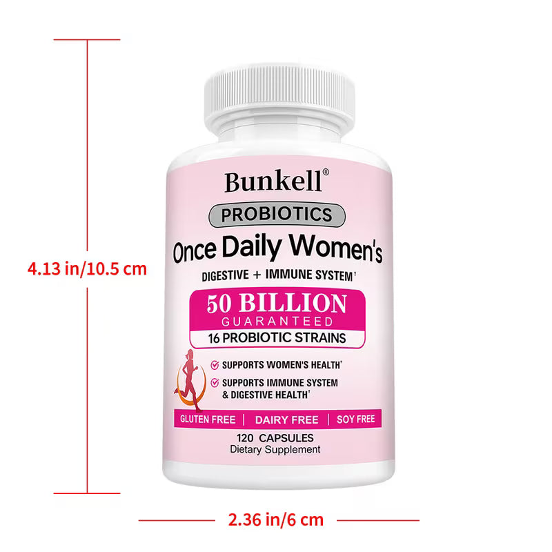Women's Once Daily Probiotic – 50B CFU, 16 Strains, 120ct Peaceful Pleasures