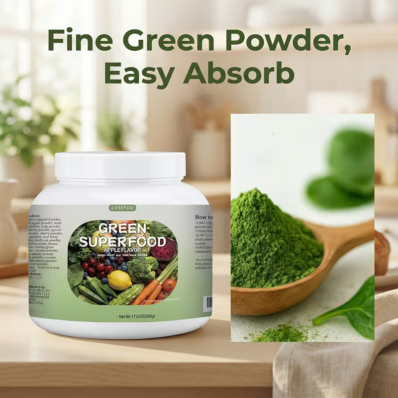 Green Superfood 17.6 oz – Natural Vegetable Powder Peaceful Pleasures