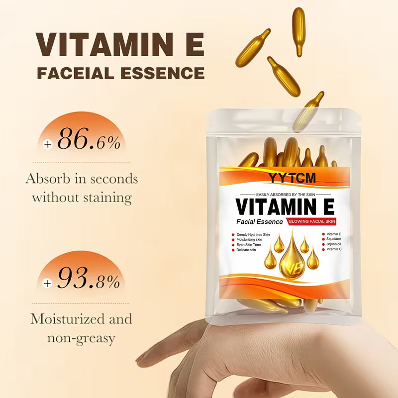 Vitamin E Deep Moisturizing Capsule Essence for Skin Skin Care Peaceful Pleasures