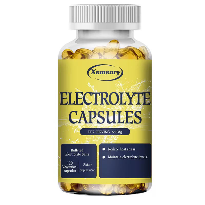 Electrolyte Capsules – Vitamin D3, Magnesium, Potassium, Calcium 120ct Peaceful Pleasures