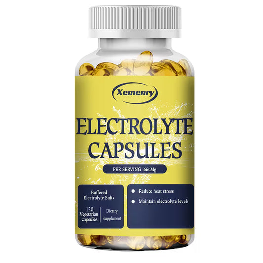 Electrolyte Capsules – Vitamin D3, Magnesium, Potassium, Calcium 120ct Peaceful Pleasures