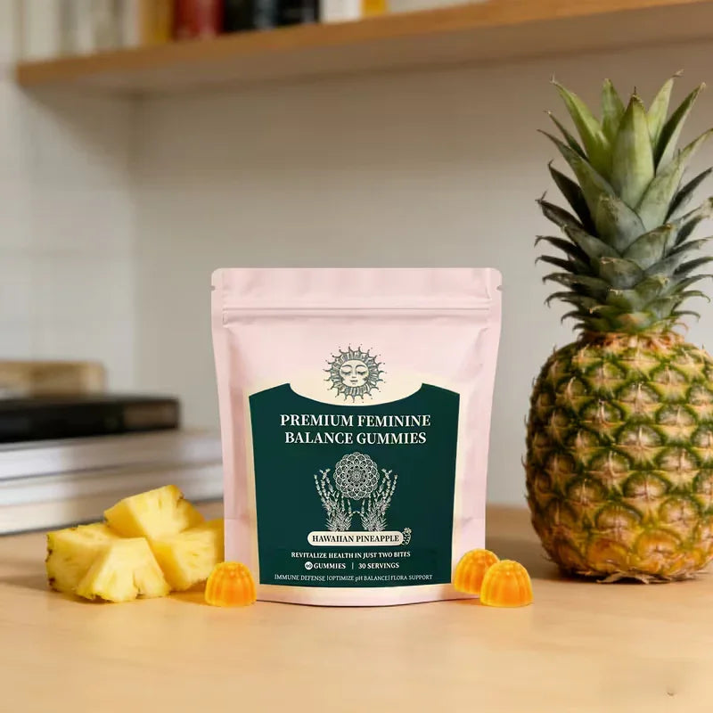 Premium Feminine Balance Gummies | Hawaiian Pineapple Flavor Peaceful Pleasures
