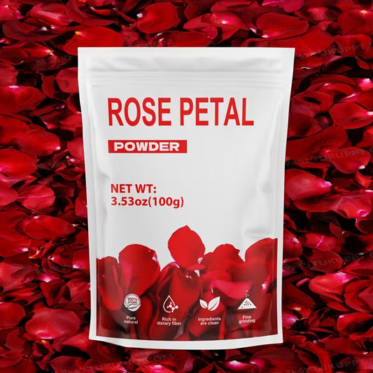 Rose Petal Powder 3.35oz | Tea, Smoothies, Lattes & Face Masks Peaceful Pleasures