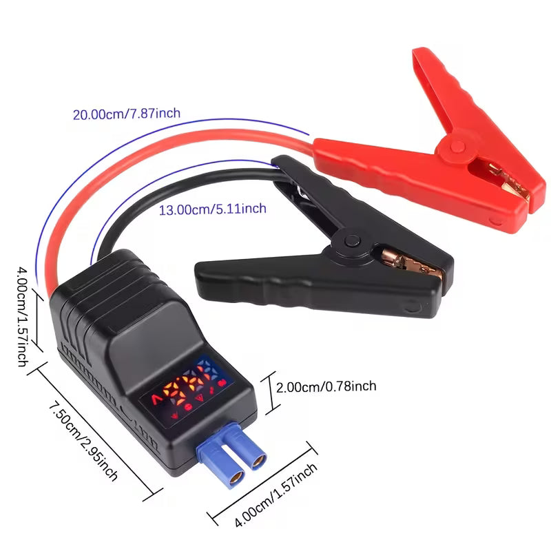 Anti Reverse 650A Jumper Cable Clip with EC5 Connector Peaceful Pleasures