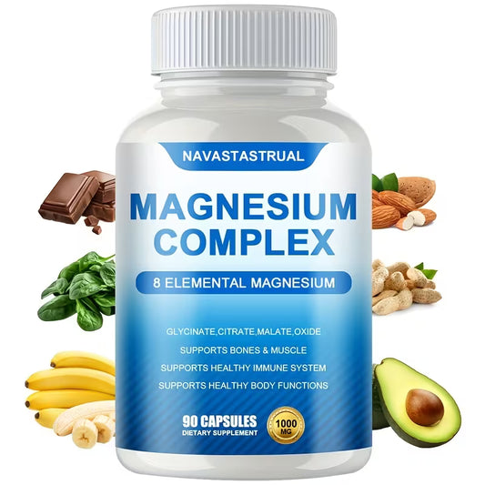 Magnesium Complex 1000mg – 7 Forms, 90 Capsules Peaceful Pleasures Health and Wellness
