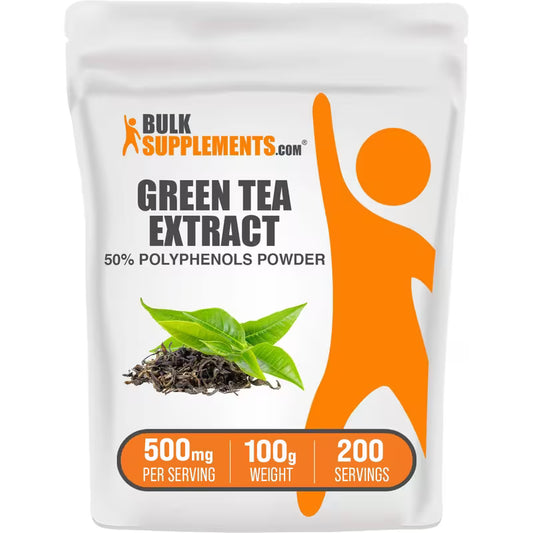 BulkSupplements Green Tea Extract (50% Polyphenols) Powder Peaceful Pleasures