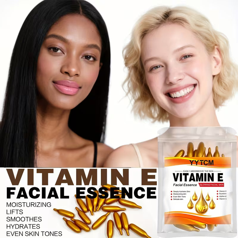Vitamin E Deep Moisturizing Capsule Essence for Skin Skin Care Peaceful Pleasures