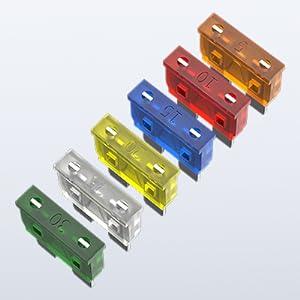 12V Pre-Wired Fuse Relay Box – 6 Relays & 11-Way ATC/ATO for Auto Car Marine Peaceful Pleasures Health and Wellness