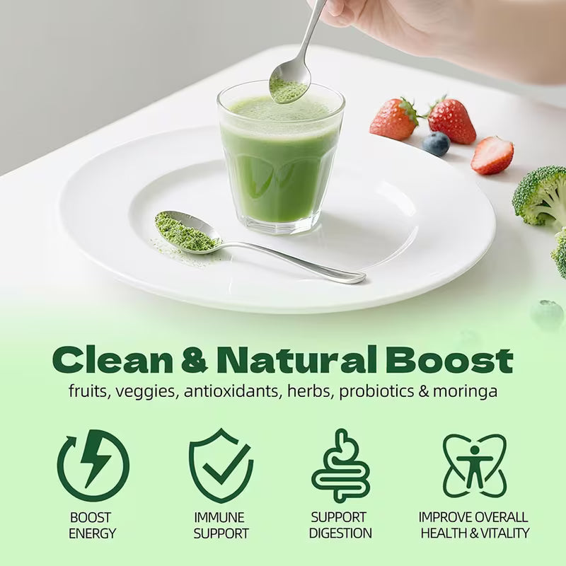 DSDD 7-Day Cleanse Super Greens Powder | Gut Health & Immunity Peaceful Pleasures