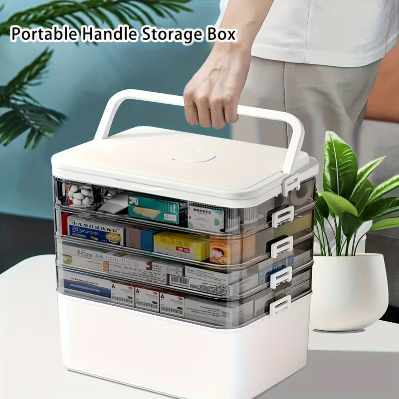 5-Tier Pill & Storage Organizer Box – Home & Travel Peaceful Pleasures