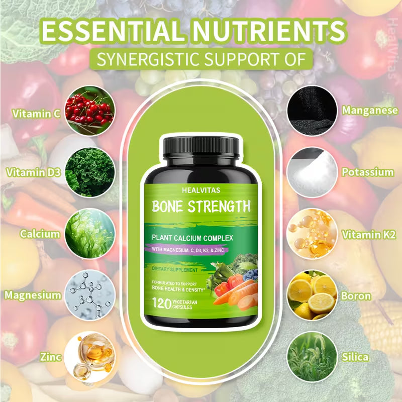 Natural Balance Fruits & Veggies Calcium Supplement 120ct Peaceful Pleasures