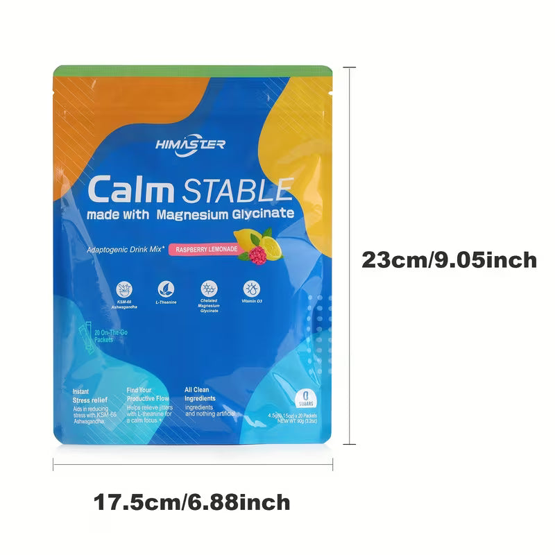Himaster Calm Powdered Drink Mix – Tropical Tangerine (20 Packets) Peaceful Pleasures