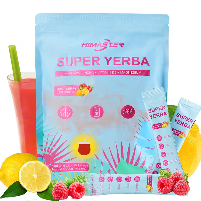 HIMASTER Super Yerba Tea Instant Powder – 30 Packs Peaceful Pleasures