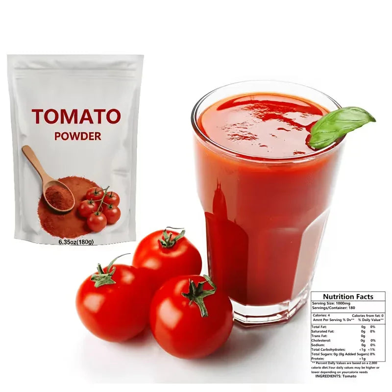 Pure Tomato Powder 180G – Freeze-Dried Farm Fresh Tomatoes Peaceful Pleasures