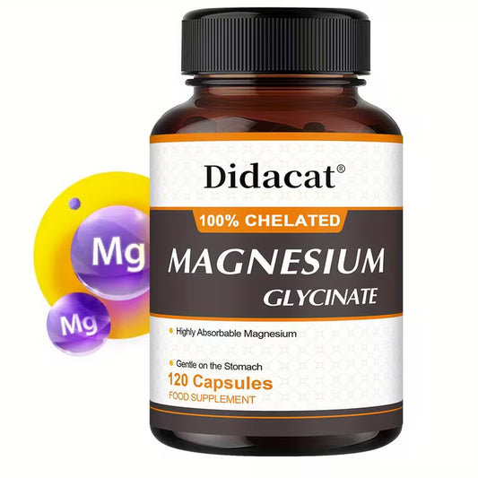 Magnesium Glycinate Supplement – 120 Capsules Peaceful Pleasures Health and Wellness