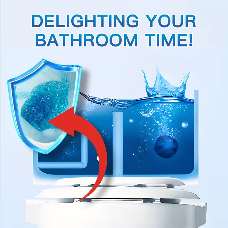 Automatic Toilet Bowl Cleaner Tablets (100 ct) – Low Odor, Long-Lasting Peaceful Pleasures