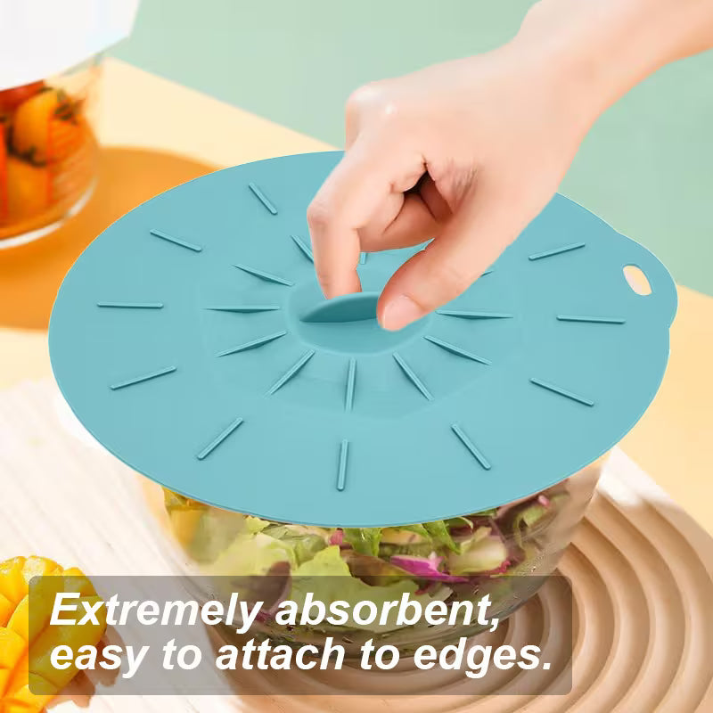5pcs Silicone Bowl Cover Set – Heat-Resistant & Reusable Peaceful Pleasures