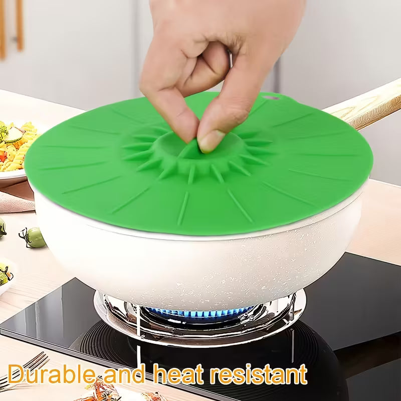 5pcs Silicone Bowl Cover Set – Heat-Resistant & Reusable Peaceful Pleasures