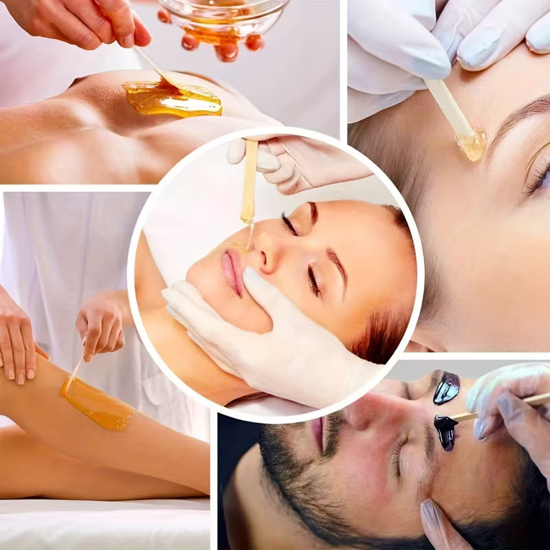 50 Wooden Eyebrow & Facial Hair Remover Sticks Peaceful Pleasures