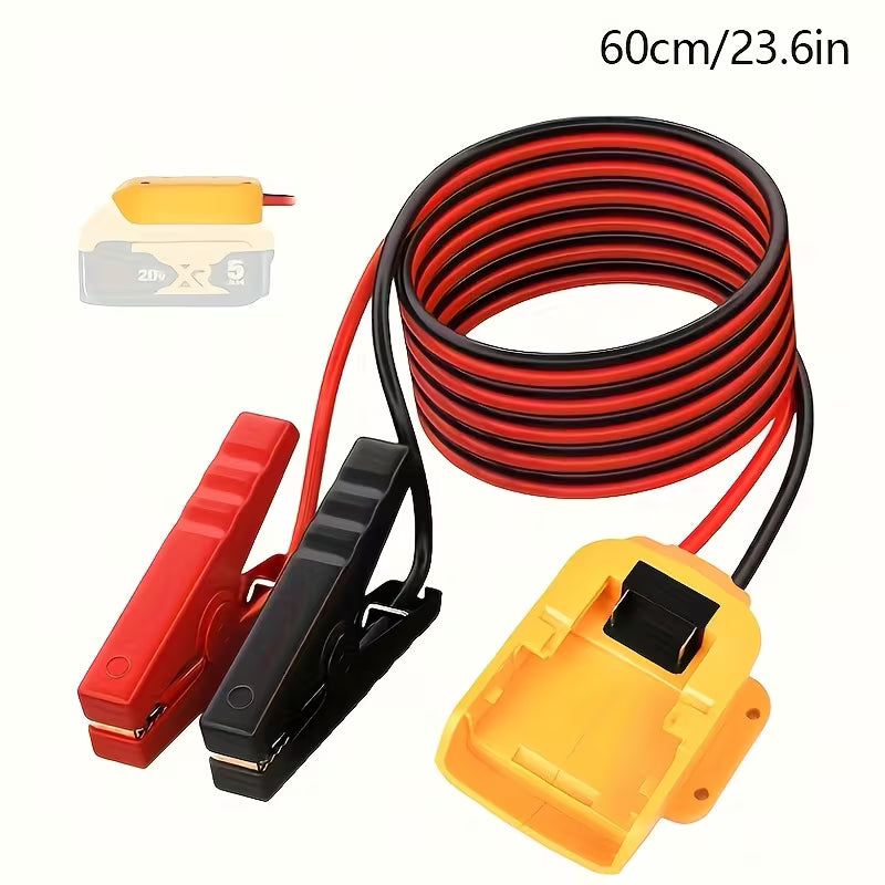 DeWalt Battery Jump Starter Cable with Adapter (18V/20V) Peaceful Pleasures