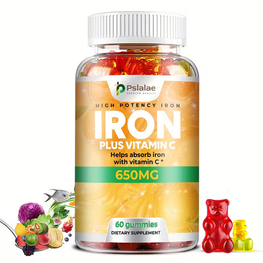 Iron Plus Vitamin C – Red Blood Cell Support | 60ct Peaceful Pleasures