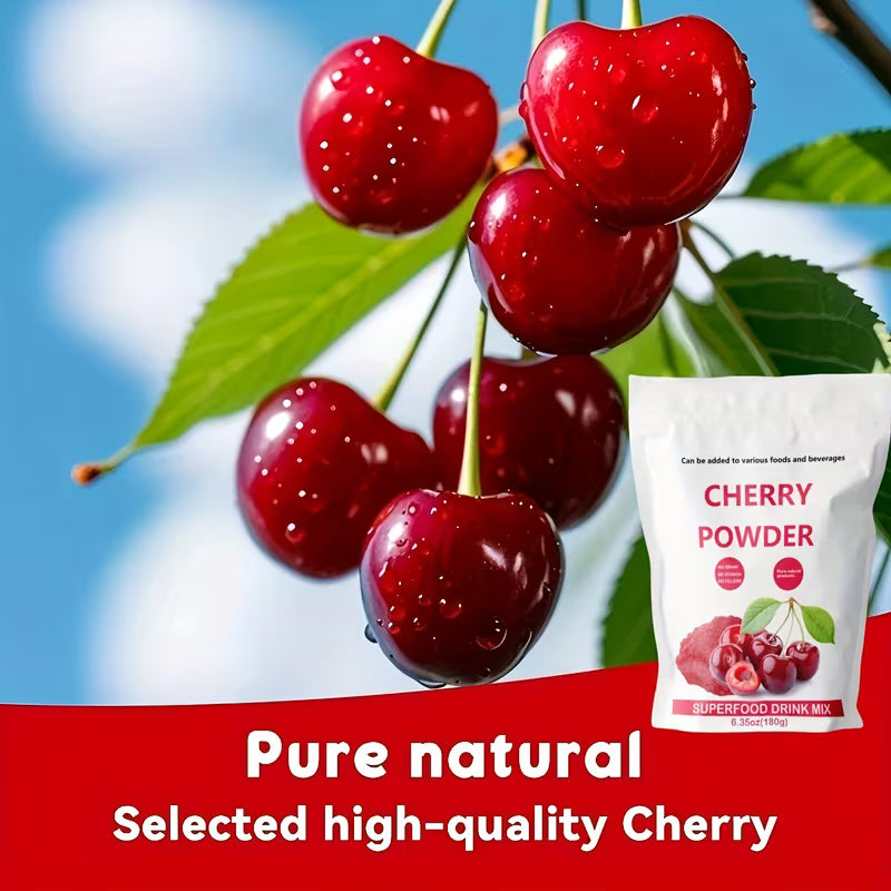 Natural Tart Cherry Powder 180g – Antioxidant Rich Peaceful Pleasures