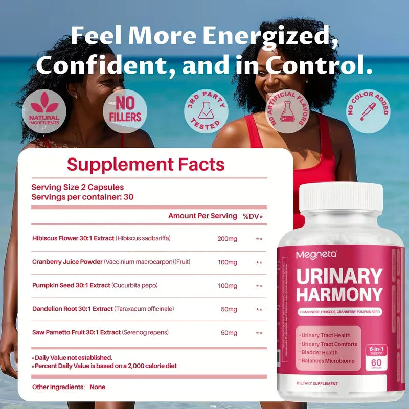 Megneta Urinary Tract Health Supplement for Women – 60 Capsules Peaceful Pleasures