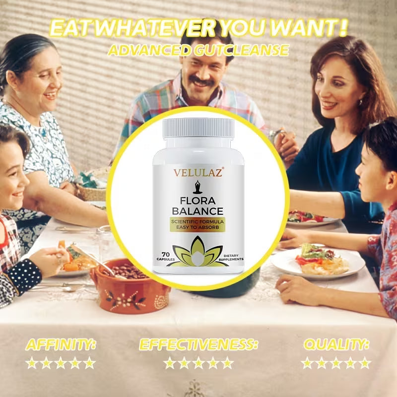 Flora Balance – Gut & Colon Support | Oregano, Black Walnut Peaceful Pleasures