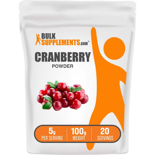 BulkSupplements Cranberry Powder | Urinary & Antioxidant Peaceful Pleasures
