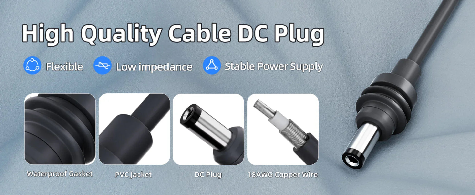 Starlink Mini Cable XT30 Charger Starlink Mini Power Cable XT30 Connector Plug to DC Plug 3FT for Battery Generator Solar Pannel Peaceful Pleasures Health and Wellness