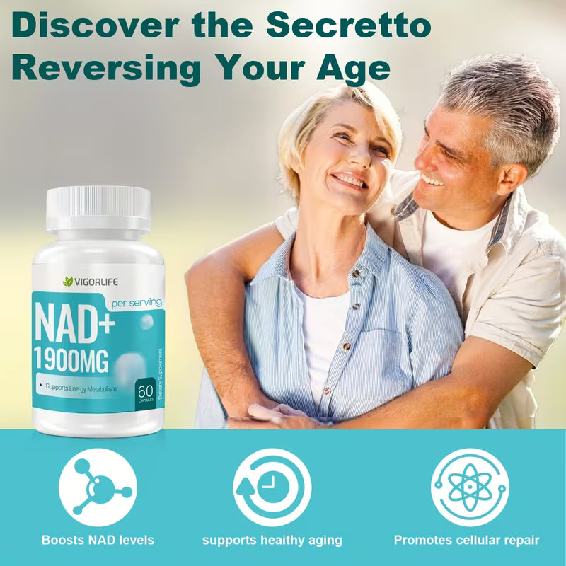 VIGORLIFE High-Potency NAD+ Anti-Aging Supplement 60 Caps Peaceful Pleasures