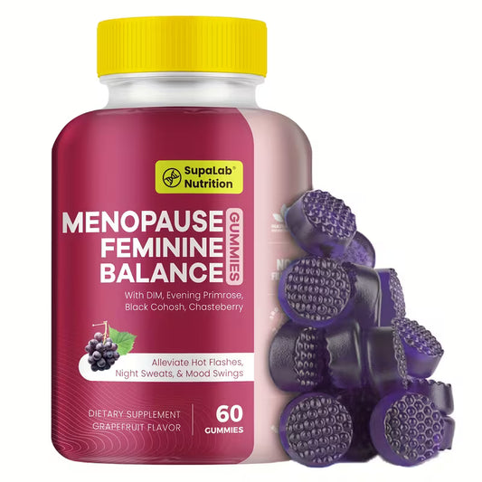 Woman Hormone & Energy Gummies | DIM, Ashwagandha & Chasteberry Peaceful Pleasures