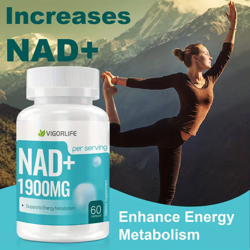 VIGORLIFE High-Potency NAD+ Anti-Aging Supplement 60 Caps Peaceful Pleasures