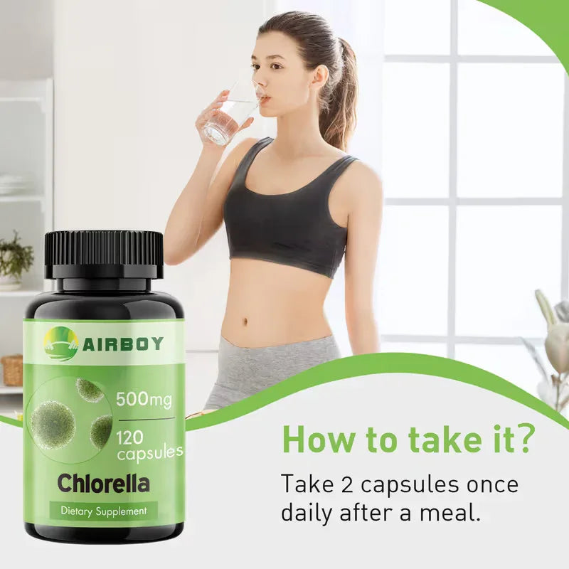 Chlorella Broken Cell Wall 120 Capsules | Peaceful Pleasures Peaceful Pleasures