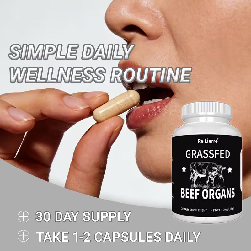 Grass Fed Beef Organ Supplement for Body Wellness