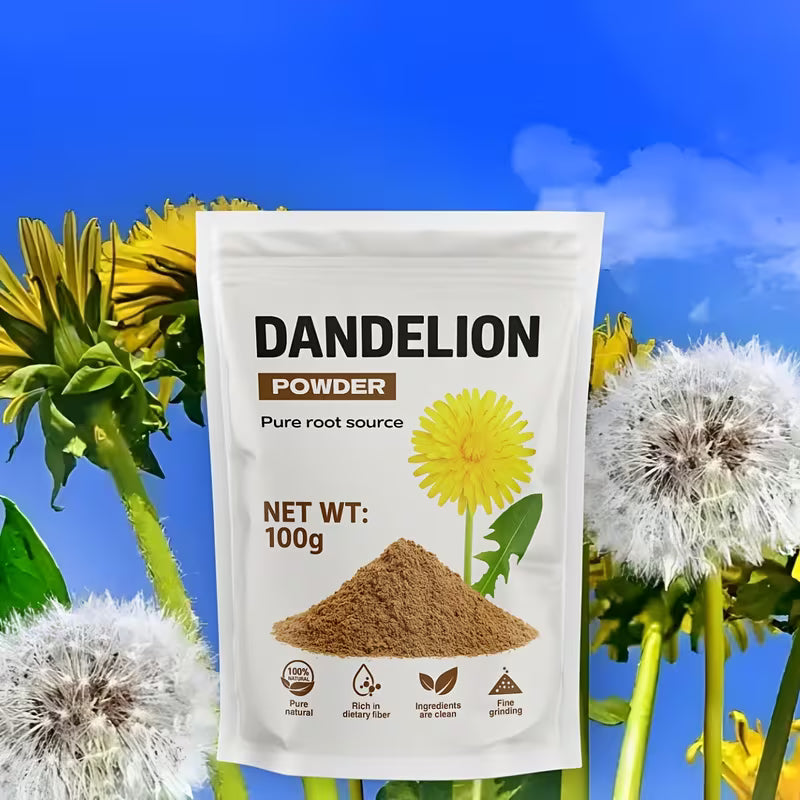 Dandelion Powder 100g | Pure Herbal Supplement for Daily Wellness Peaceful Pleasures